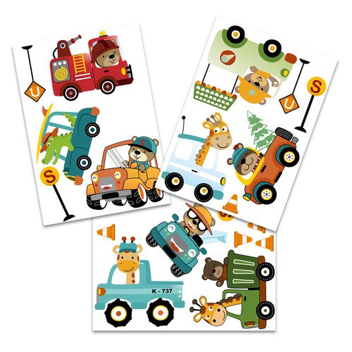 Auto wandtattoo sticker - auto, folie