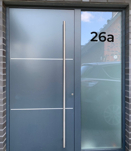 Hausnummer aufkleber haustüre - hausnummer,