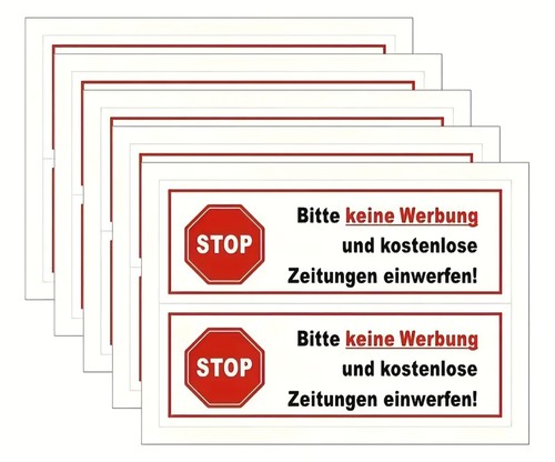 Pvc aufkleber stop keine - stop,