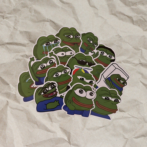 Pepe meme sticker aufkleber - pepe,