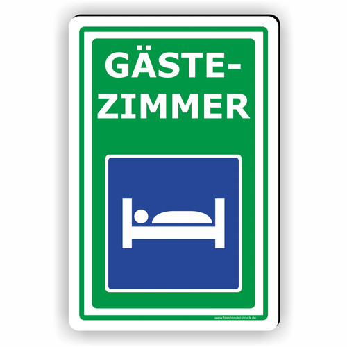 Gästezimmer schild - schild, /