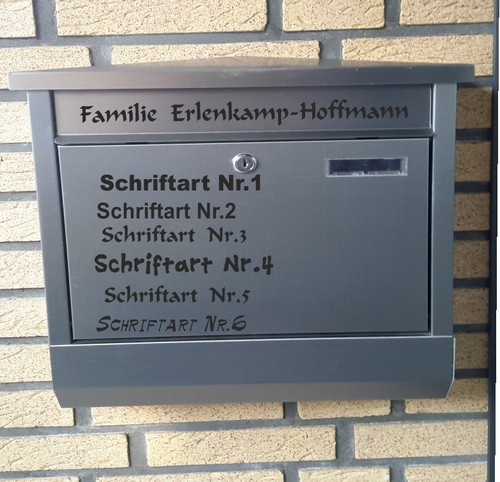 Aufkleber briefkasten - aufkleber,