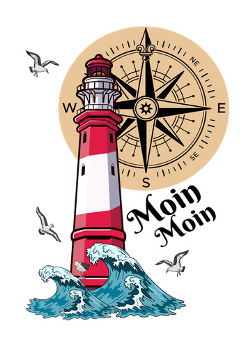 Leuchtturm maritim aufkleber - leuchtturm,