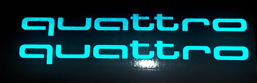 Stück quattro aufkleber - quattro,