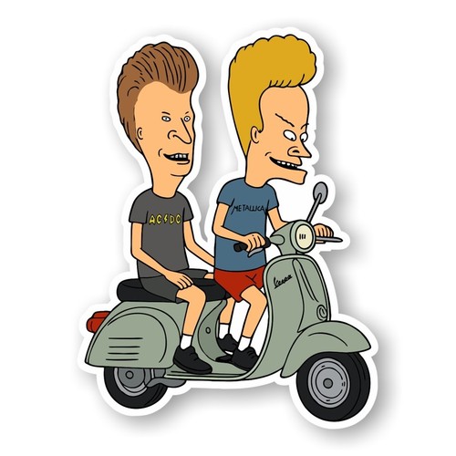 Beavis butthead scooter - butthead, pvc