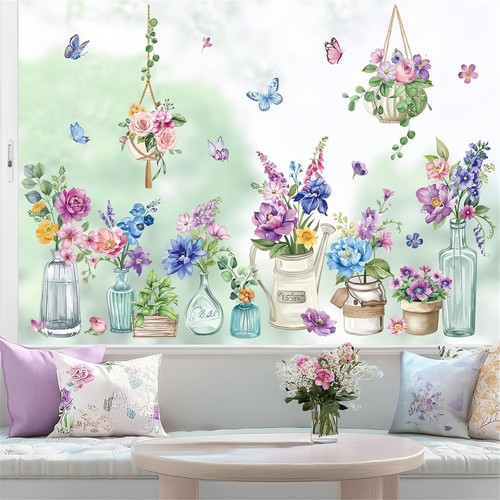 Fenstersticker blau 20x30cm - blau,