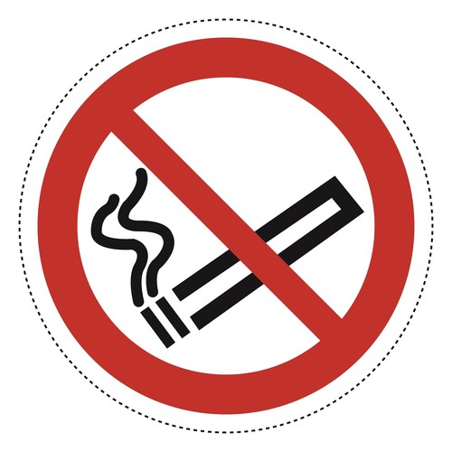 Aufkleber rauchen verboten - aufkleber,