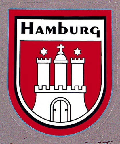 Pvc aufkleber hamburg wappen - pvc-aufkleber,