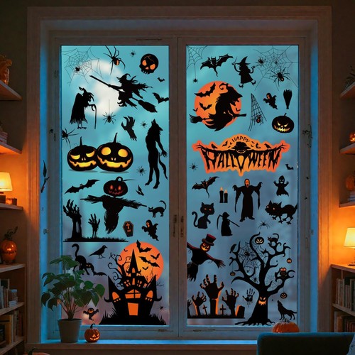 Halloween fensterbilder - halloween,