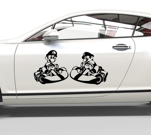 Aufkleber mario kart sticker - kart,