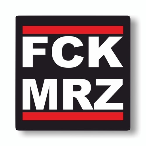 Fck mrz pvc aufkleber - fck,