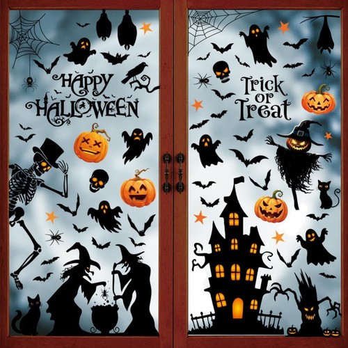 Halloween fensteraufkleber set - halloween,