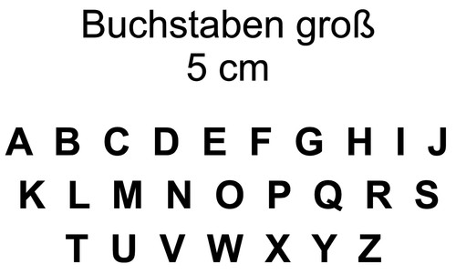 Buchstaben aufkleber a - aufkleber, cm