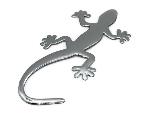 Pvc auto aufkleber chrom gecko - auto,