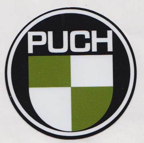 Puch logo pvc aufkleber - pvc,