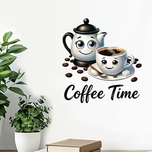 Wandtattoo küche coffee - wandtattoo,