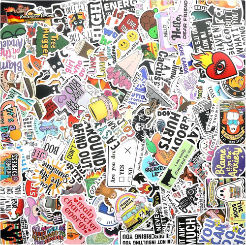 Lustige sticker set - set, für