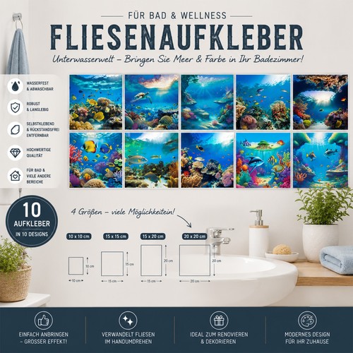 Fliesenaufkleber bad - fliesenaufkleber,