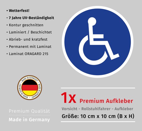 Aufkleber rollstuhl fahrer - aufkleber, rollstuhl-fahrer