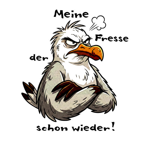 Möwe böse maritim - möwe,